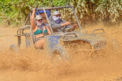 ATV OR BUGGY Ride Into the jungle with cave coffee & chocolate - Getting Set Up at Rancho Macao Adventure Boogies