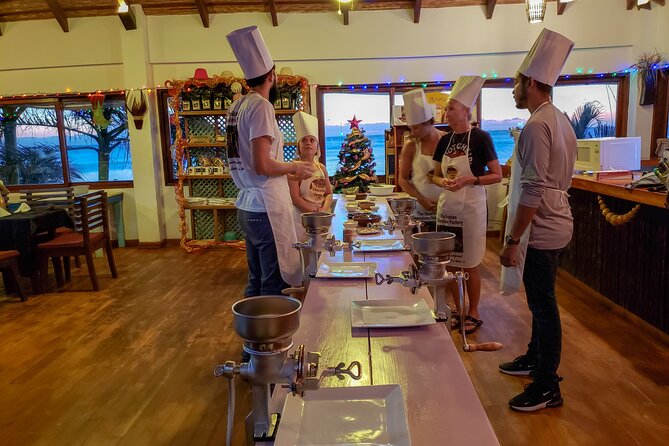 Chocolate Making Class at the Roatan Chocolate Factory in West End - The hands-on chocolate making part: your bar, your choices, your work