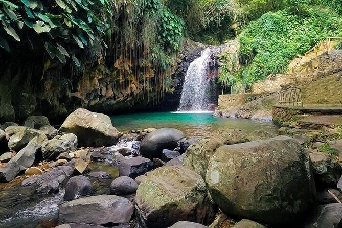 Grenada Highlights Half-Day Rum, Chocolate and Waterfall Tour - Annandale Waterfall: gardens, photos, and a refreshing swim