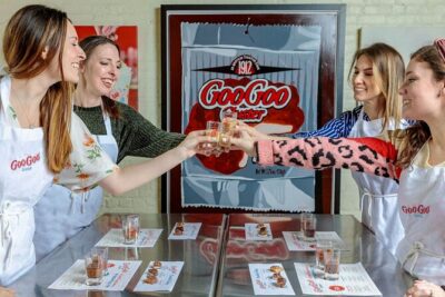 Nashville's Goo Goo Chocolate Tasting & Candy Making Class - The candy-making session: working with the chocolate machine