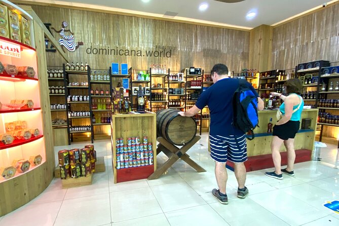 Shopping tour Punta Cana rum cigars coffee larimar chocolate souvenirs mamajuan - One big shopping venue with multiple Dominican sections