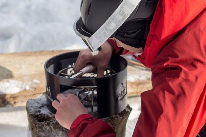 Sledding Cheese Fondue, Chocolate - Optional cheese fondue: the lunch stop that feels worth it
