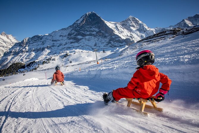 Sledding Cheese Fondue, Chocolate - The downhill sled lesson: turning nerves into control