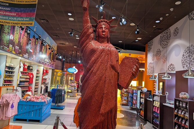 Sweet Side of Vegas: Chocolate and Candy Tour with Free Samples - Inside Hershey’s Chocolate World: sculptures, souvenirs, and photo stops